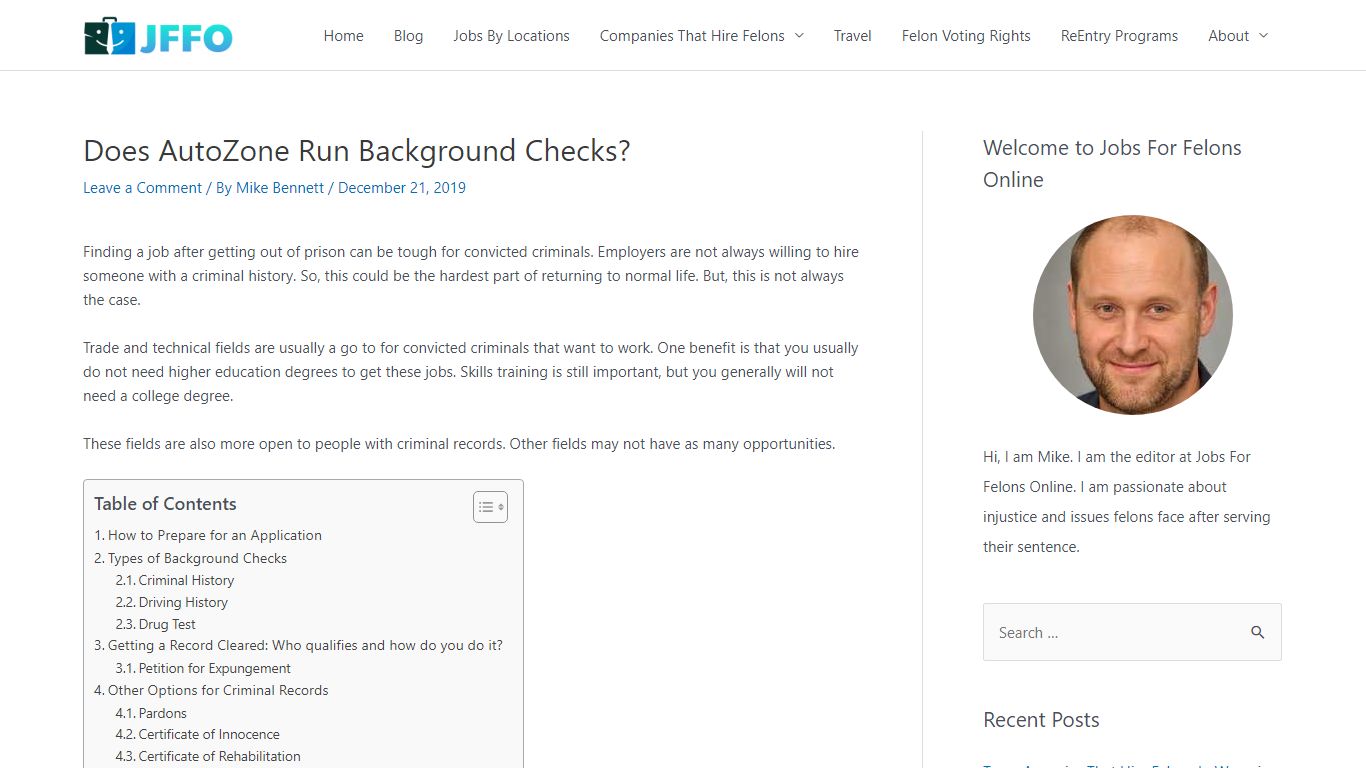 Does AutoZone Run Background Checks? - Jobs for Felons Online